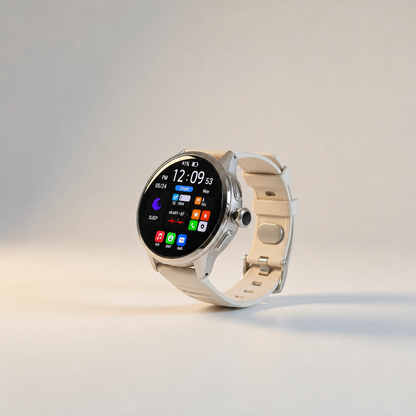 smartwatch_h100_beige_con_camara_integrada